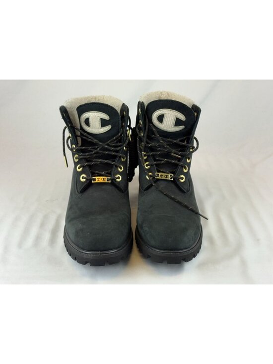 Timberland X Champion Shearling Suede Black Mens Size 10.5 main image 8